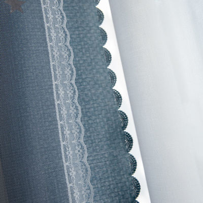 جاكار الستار المنسوجات المنزلية النسيج بلون دش الستار