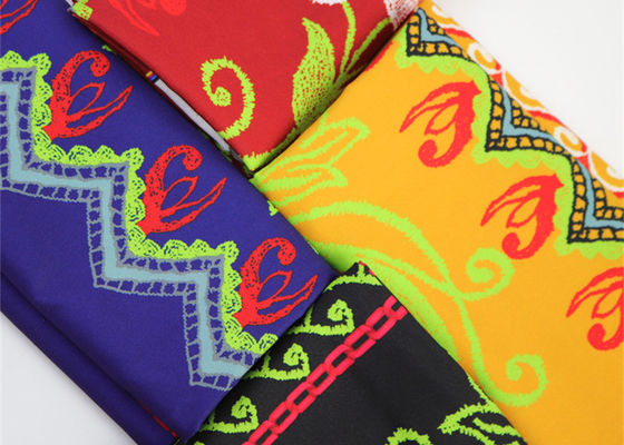 نسيج بوليستر مطبوع كبير زهرة لملحقات الديكور