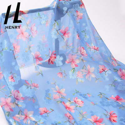 من المألوف الشيفون اللباس نسيج نمط الطباعة الرقمية أقمشة بوليستر