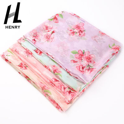 نمط مخصص لينة النسيج الحريري الشيفون طباعة الأزهار للديكور DIY