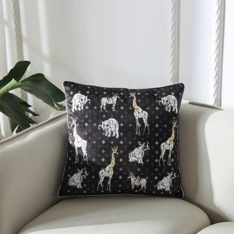 غطاء وسادة مكتب الغرفة تركيبات اللون 45 * 45 سم المخملية غطاء وسادة الفراش الذهبي